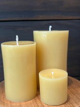 Load image into Gallery viewer, Pillar Beeswax Candle
